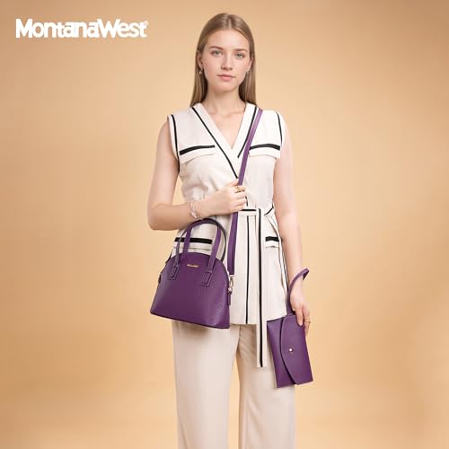 Image of Montana West 3PCS Purses for Women Tote Bag and Wallet Set Shoulder Satchel Handbags