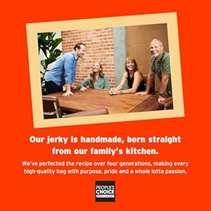 People's Choice Beef Jerky - Old Fashioned - Hot & Spicy - Healthy, Sugar Free, Zero Carb, Gluten Free, Keto Friendly, High Protein Meat Snack - Dry Texture - 1 Pound, 16 oz - 1 Bag Peoples Choice Beef Jerky Old Fashioned Hot Spicy Healthy Sugar Free Zero Carb Gluten Free Keto Friendly High Protein Meat Snack Dry Texture 1 Pound 16 oz 1 Bag