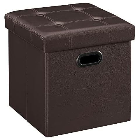 SONGMICS 15-Inch Storage Ottoman ULSF30Z Cover