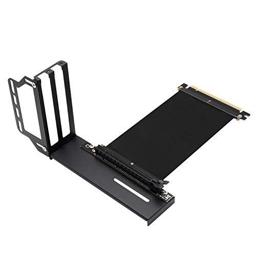 Grafikkarte Vertikal Halterung mit DP-Kabel,GPU Halter,GPU Mount,Video Card Support Kit mit PCIE Riser Kabel-15cm
