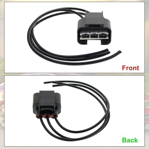 Image of SecosAutoparts WRK4K-MA59 WRK4KMA59 Cooling Fan Resistor Pigtail Connector Compatible with Kia Sedona 2014-2018 Optima 2014-2019 Blower Motor Resistor Connector