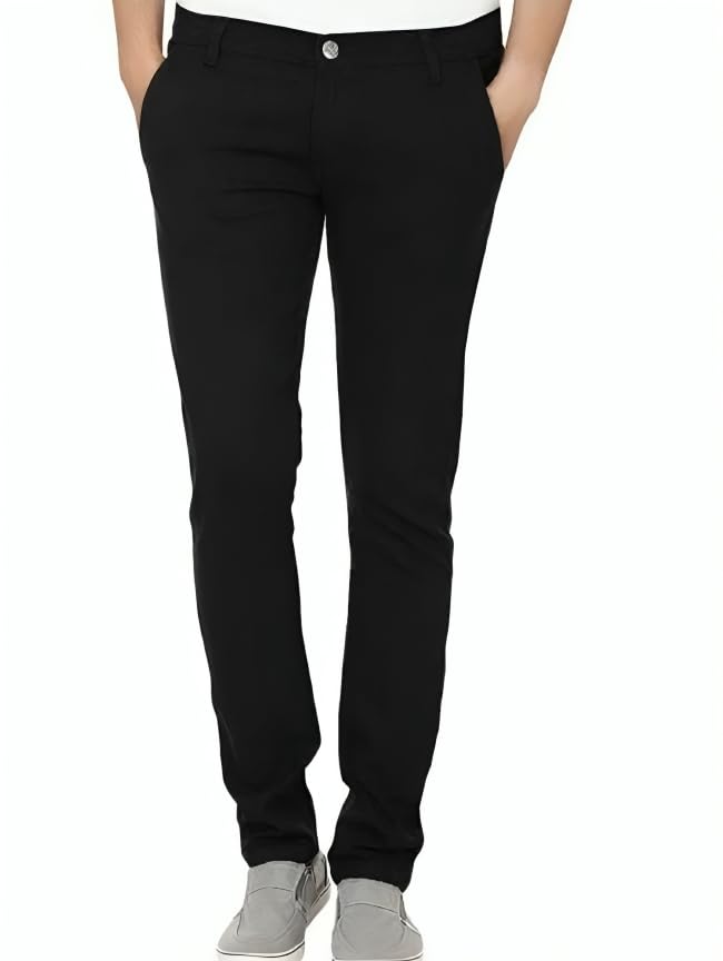 Image of Mens Casual Denim Jeans-956-side-pocket