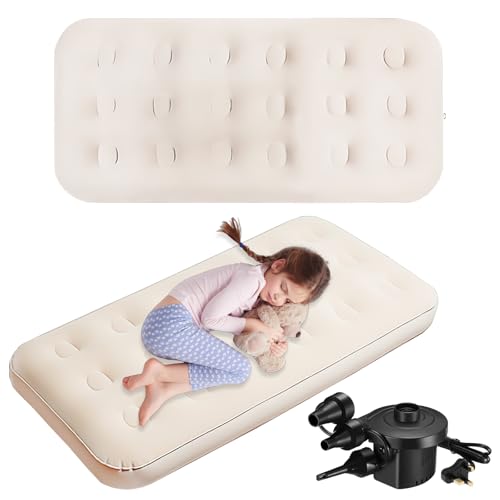YFNVH Aufblasbare Luftmatratze für Kinder, beflockte Luftmatratze, 140 x...