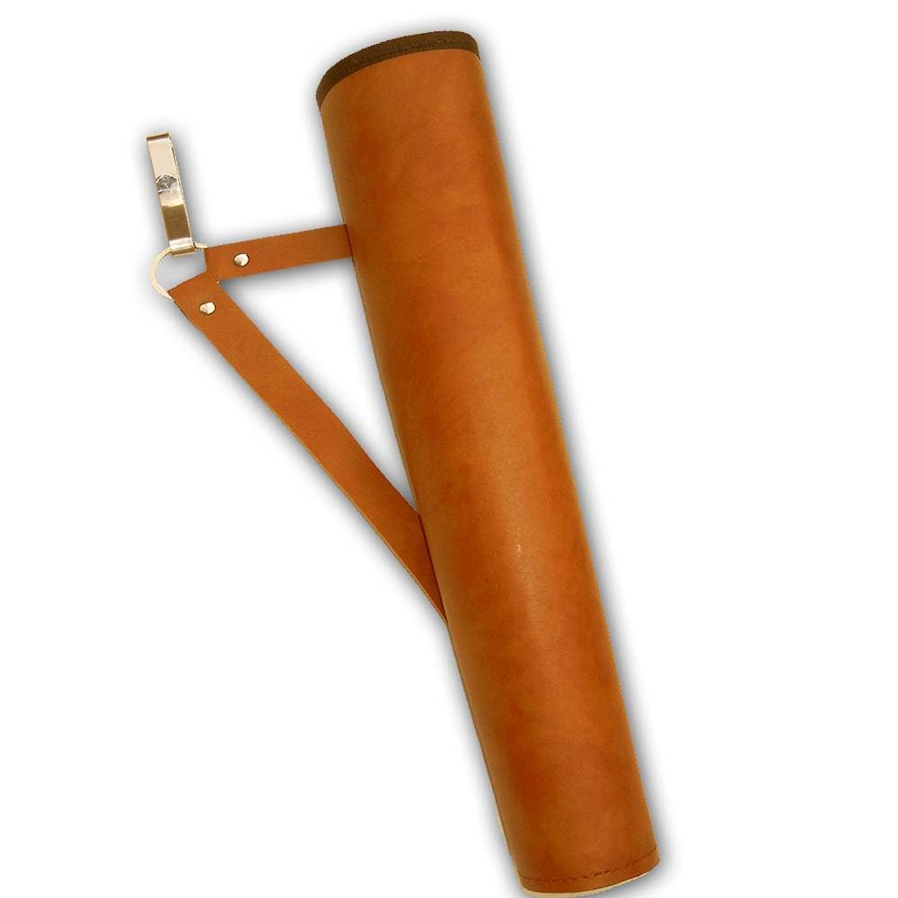 CarolUSA Archery, Hunting Indoor Outdoor Sports, Target Practicing,Textured Faux Leather Waist Belt,Hip Side Arrow Holder, Arrow Quiver,