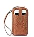 The Sak Womens N/S Silverlake N S Smartphone Crossbody, Tobacco Floral Embossed, One Size US