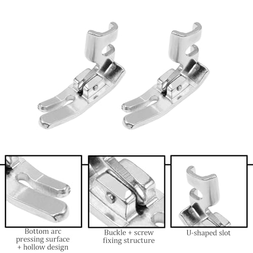 4-Pack Prensatelas para Puntada Recta 10mm Bajo Lanza miniatura 3