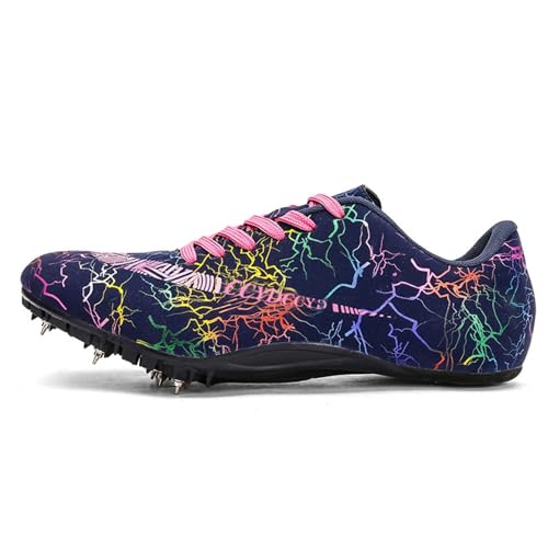 Image of Men's Track Spike Shoes Lightweight Breathable Running Sneakers for Distance Sprinting Athletic Training Jumping Track and Field Suitable for Women and Girls