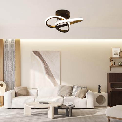 Plafonnier en acrylique éclairage multifonction harmonieux pour chambre salon