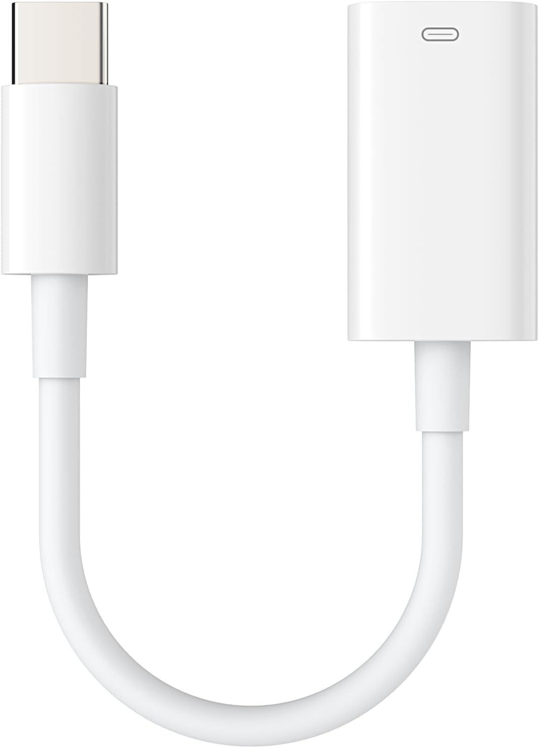 MoKo Lightning to USB C Cable Adapter, Lightning Female to USB C Male ...