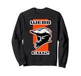 Webb Dirt Bike Racing Orange T-Shirt Sweatshirt