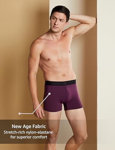 Image of Symbol Premium Men's Microfiber Blend Ultra-Soft Stretch Trunks | Underwear (Available in Combo Packs)