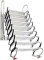 Alloy Attic Access Ladder, Concertina Loft Wall-Mounted Folding Stairs, Telescoping Ladder for Ceiling with 1102 lbs Capacity