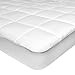sur-Matelas en Microfibre Feluna sur-Matelas rembourré - protège-Matelas sous Le lit Protecteur en Microfibre Polyester avec Un Toucher Doux (70x140cm)