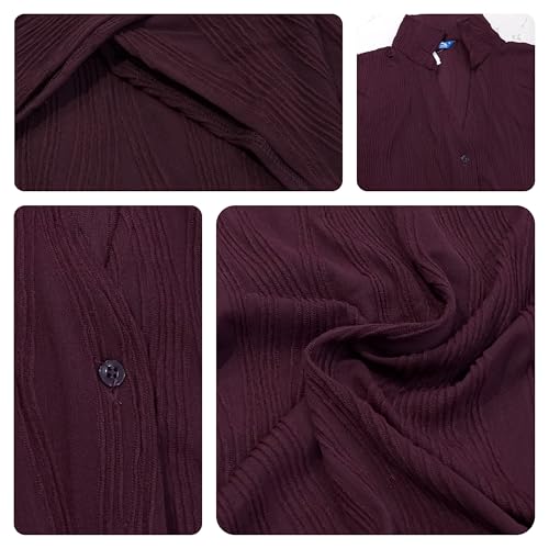 Image of GRECIILOOKS Korean Tees for Women | Tops for Woman | Collared Casual Summer Tops for Women Western | Knitted Top Button-Up Short Sleeve Crop Top |Summer Stylish Texture Korean Knit Tee