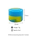 YHSWE 50Pcs 2ml Non-stick Silicone Oil Kitchen Concentrate Container Mini Round Multi Use Storage Jar Assorted Random Color