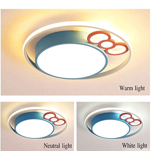 Plafonnier LED enfant dimmable et télécommandé pour ajuster la lumière de la crèche - 3
