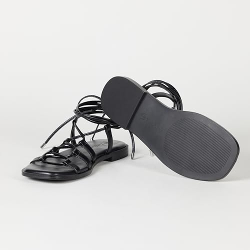 The Drop Women's Haven Lace Up Gladiator Sandal4