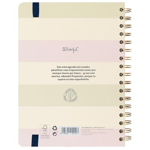 Mr. Wonderful - Office 2025 Weekly Planner - Dare to dream and get ready to enjoy - Includes 8 Sheets of Stickers and Sticky Notepads - Image 3