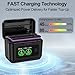 Artman Insta 360 X5 Battery, Dual-Speed Charger with LCD Display, Portable and with Misro SD Card Slots, Shows Batteries SOC (Battery*2, Charger*1)