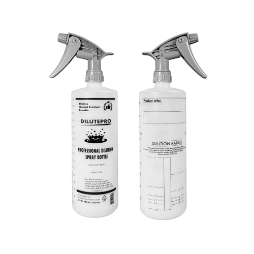32oz Dilution Spray Bottle with Mixing Ratios