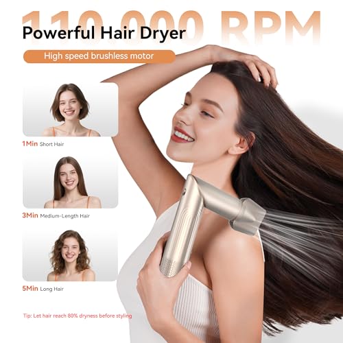 Image of 5 in 1 Blow Dryer Brush, Upgrade Hair Dryer Brush Set Multifunctional