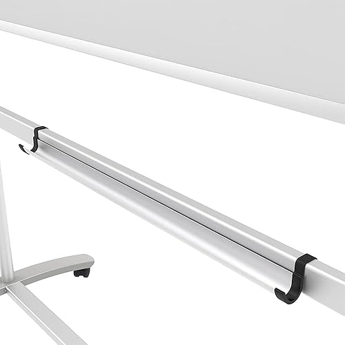 Miniatura 3 de VIZ-PRO Pizarra magnética móvil de doble cara, 48 x 36 pulgadas