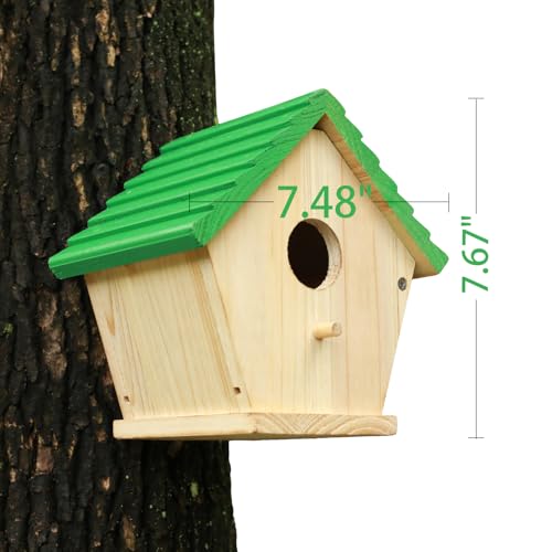 Starswr BH03 Bird House Outside Bluebird House For Outside Clearance, Hanging Birdhouse,Cardinals Wooden Birdhouse thumb #4
