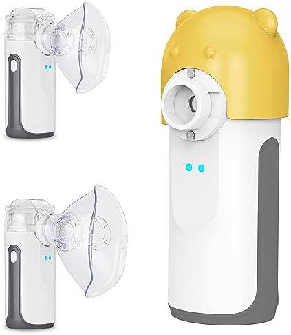 Portable Nebulizer - Handheld Nebulizer for Cough,Personal Cool Mist Steam Inhaler for Kids and Adult with 1 Set Accessories