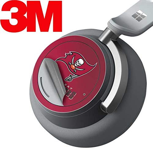 Skinit Decal Audio Skin Compatible with Surface Headphones - Officially Licensed NFL Tampa Bay Buccaneers Team Jersey Design