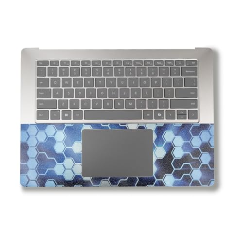 Image of Glossy Glitter Laptop Skin Compatible with Alienware M18 R2 (2024) - Shining Hex - Premium 3M Vinyl Protective Wrap Decal Cover - Easy to Apply | Crafted in The USA by MightySkins