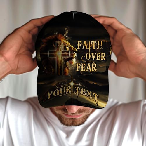 Gorra personalizada Faith Over Fear para hombre y mujer miniatura 6