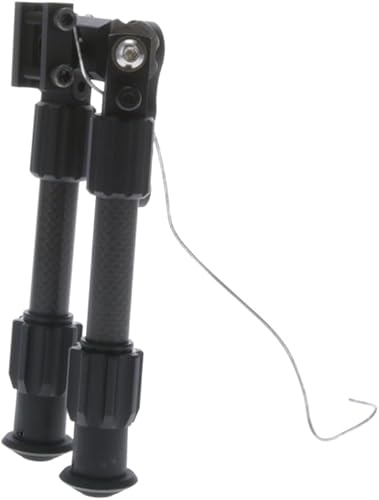 Miniatura 5 de TRUGLO Tac Pod Carbon Pro - Bípode de rifle portátil ajustable ligero y duradero con base pivotante, estilo de montaje y opciones de longitud de