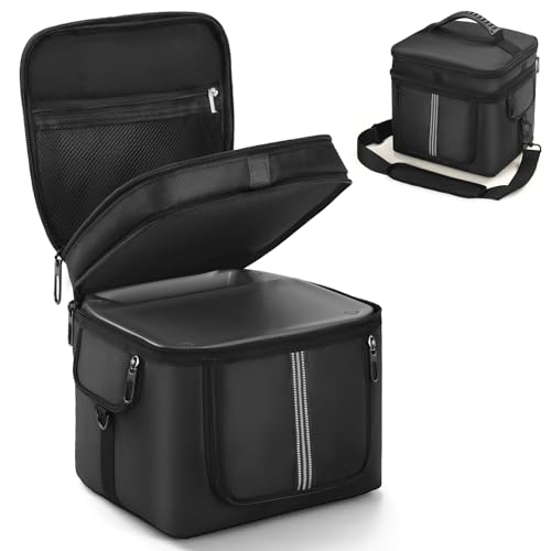 OCXLLEATLY Carrying Case Compatible with ECOFLOW River 2 MAX Portable Power Station, Travel Storage Bag with Zipper Windows For Generator, Charging Cable and Accessories