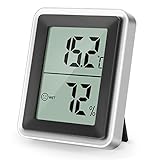 【Rango de medida termometro y higrometro casa】: termometro casa rango de temperatura: -50 a 70 °C; Desviación de temperatura: ± 1°C. Higrometro digital rango de humedad: 10% ~ 99% HR; Desviación de humedad: ± 5% HR.