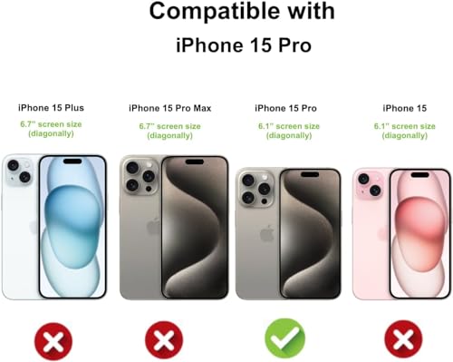Image of NISHTECH for iPhone 15 Pro (2023) Premium Transparent Hybrid Soft Slim Dust Proof Back Case Cover with Camera Protection