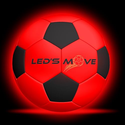 Pelota de Fútbol LED Luminosa Tamaño 5 | Balón de Fútbol Que Brilla en la...