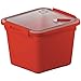 Produktbild Rotho Memory Mikrowellendose 1,6l mit Deckel und Ventil, Kunststoff (PP) BPA-frei, rot, 1,6l (16,0 x 15,0 x 12,1 cm)