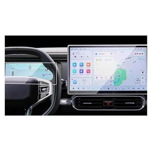 Protecteur d'écran LCD Jetour Voyageur T2 23 en verre trempé 15.6" pour navigation GPS voiture