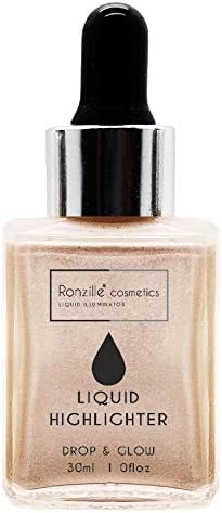 Ronzille Professional Smooth Shine illuminator Face Highlighter 3D glow 30 ml (03 No)