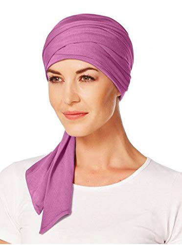 2PC Bundle: Manta Long Scarf by Christine Headwearand Belle of Hope 19 Page Q & A Guide (Fuschia)