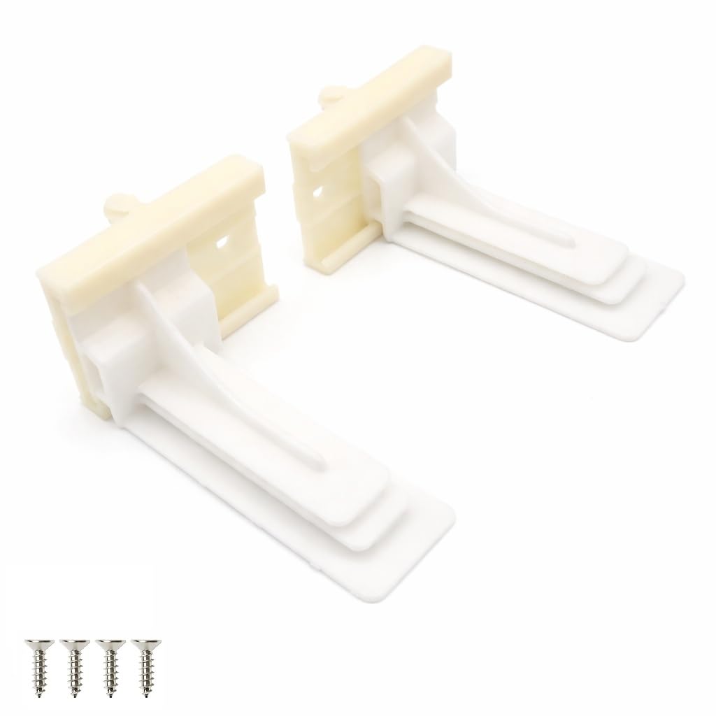 Self-Aligning Rear Mounting Sockets for Blum Tandem Undermount Drawer Slides | 2 Pair (4 Pcs) | Face Frame Cabinet Support Socket for Soft Close Glides | 100 lb Load | Heavy-Duty Plastic – JF308