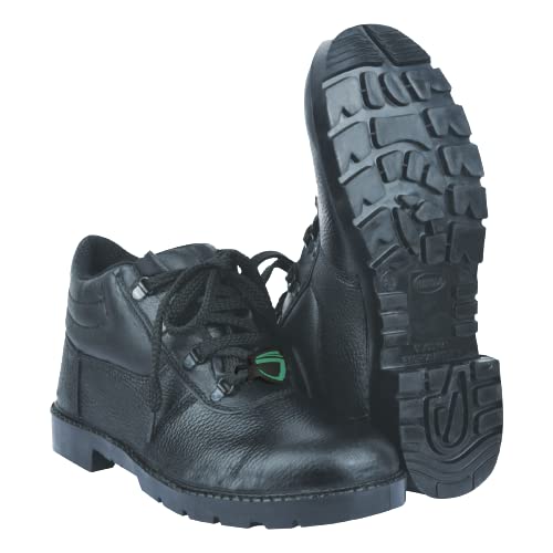 SafeKraft TuffNitro Mens Nitrile Safety Shoe with Steel Toe Cap_TuffNitro_8 Black (B0C5F332X4) Amazon Price History, Amazon Price Tracker