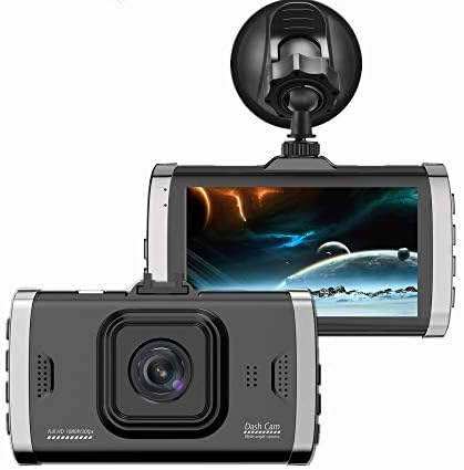 Dash Cam,Dyzeryk Car Dashboard Camera 3.0" Screen,Full HD 1080P,170 Degree Wide Angle,Vehicle On-Dash Video Recorder Camcorder,Car Camera with G-Sensor,Loop Recording,Night Vision,WDR (Black)