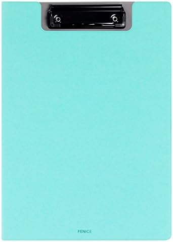 FENICE Premium Leather Multifunctional Clip File (A4) Mint