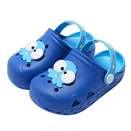 AOOPOO Infantil Niñas Niños Zapatillas Verano Suave Zapatos, Unisex Verano Zuecos Ligero de Playa Piscina Respirable Antideslizante Sandalias Zapatillas Niñas Niños (200, Longitud del Pie 19.5 cm)