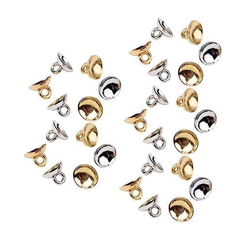 VILLCASE DIY Jewelry Accessories Shaped Bowl Noodle Bowl Hanging Bracket Gold Plated Bead