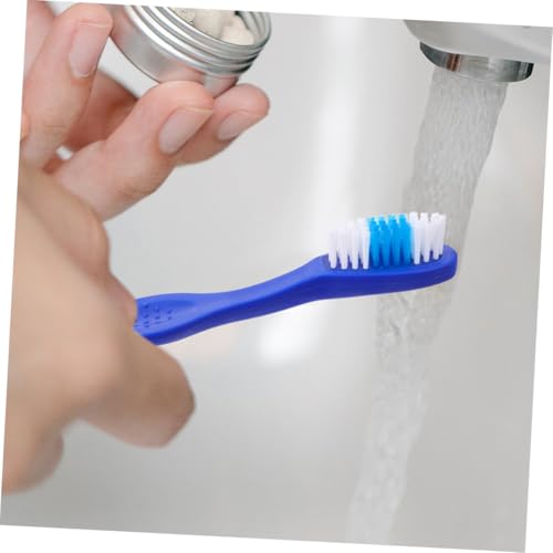 FOMIYES 20 Stück Zahnbürsten Kurze Handzahnbürste mit Weichen Borsten für Gefängnisse Tragbar und Leicht für Reisen Blau für Empfindliche Zähne und Schwer Erreichbare Stellen – Bild 7