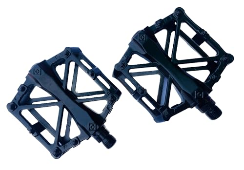Image of Ilsha New Deign Cycle Durable Aluminium Alloy MTB Cycle Road Bicycle Flat Pedals 9 /16 inch Pedal ( Deals Only in Quality Product )