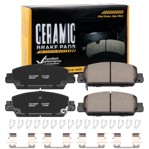 Image of D1860 Front Ceramic Brake Pads Kit Fit For Honda Accord 2016-2017 Only LX-S Models