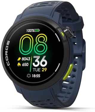 COROS PACE Pro GPS Sport Watch,1.3-inch AMOLED Touchscreen- Blue